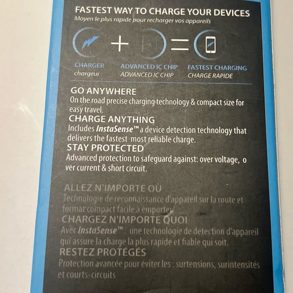 DigiPower with InstaSense 4 Port USB Charger - Picture 2 of 4